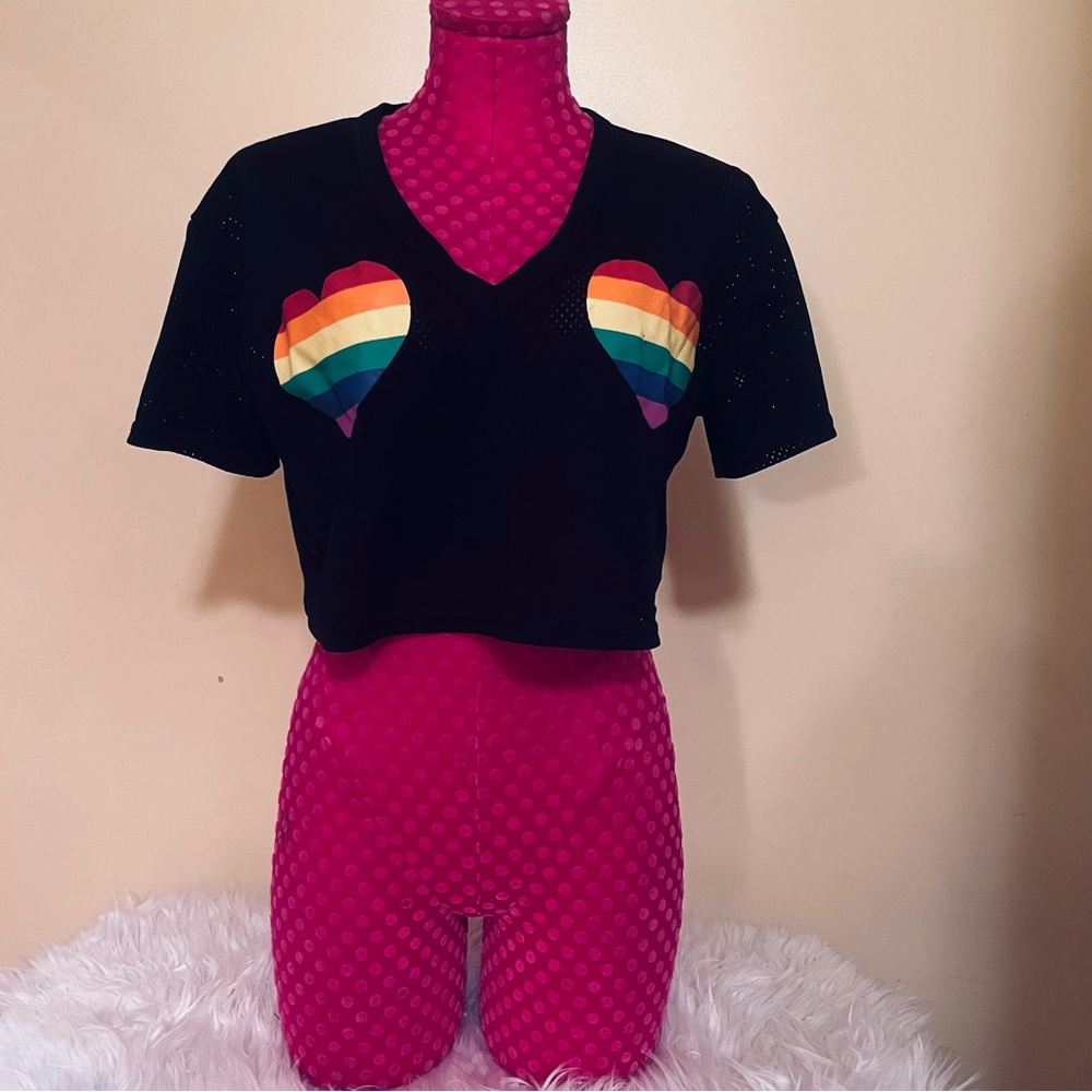 Gay AF Pride Rainbow Hearts Jersey